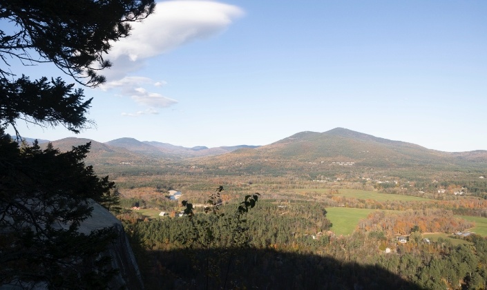 View of Mount Surprise and surrounding landscape