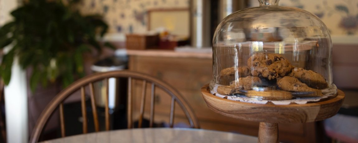 Cookies on dining table