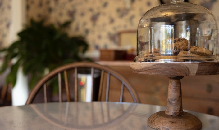 Cookies on table