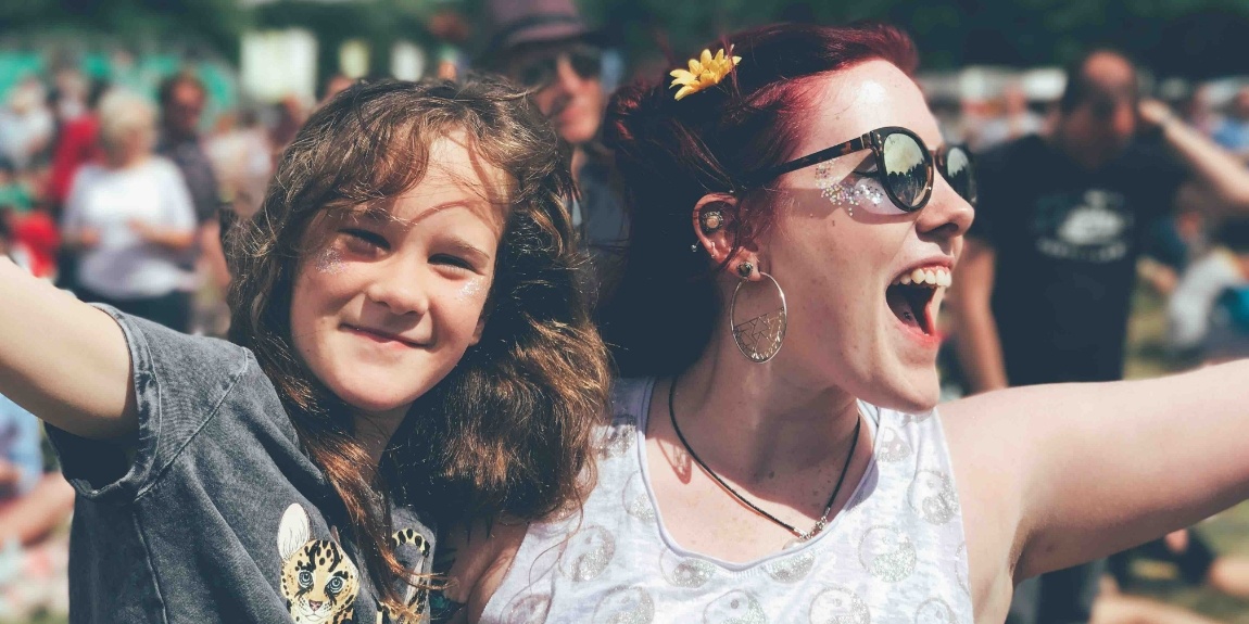 Mother and child at a festival special event