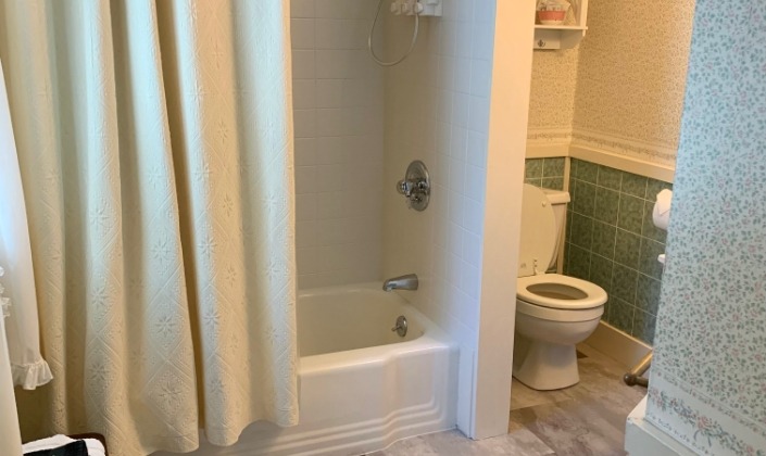 Large private bathroom