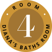 Room four Diana's Baths room