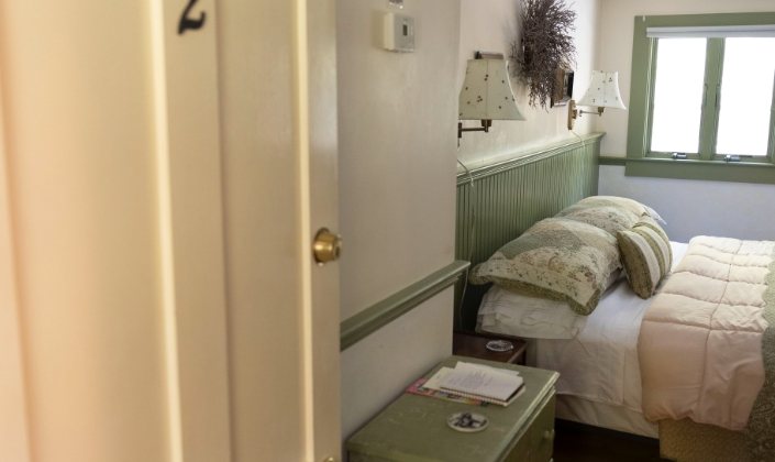 Hallway looking into guest room two