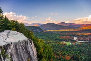 Scenic mountains in New Hampshire.