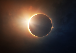 photo of a solar eclipse